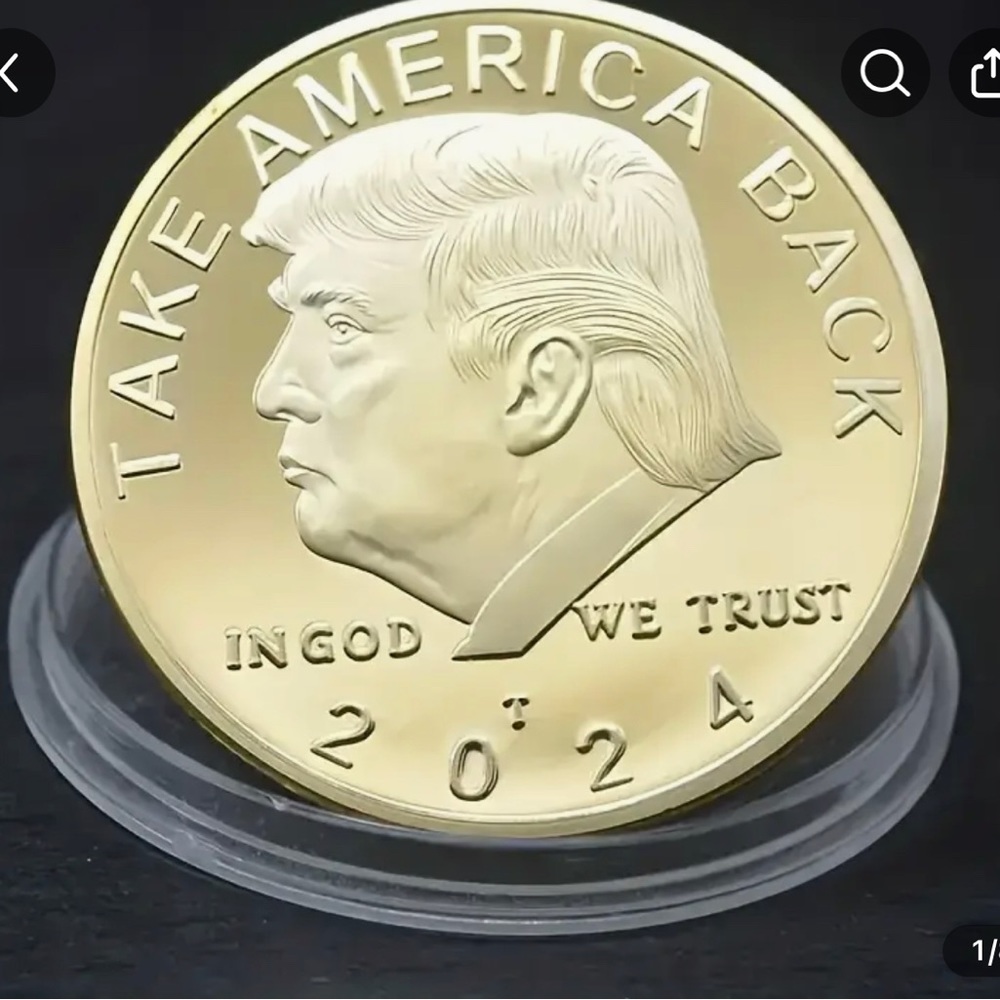 PRESIDENT ELECT DONALD TRUMP  commemorative coin - Picture 4 of 4